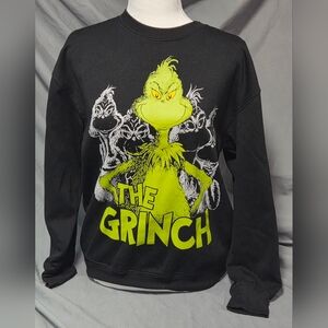 Women's Extra Small - Dr. Seuss - The Grinch – Graphic Crewneck Sweatshirt